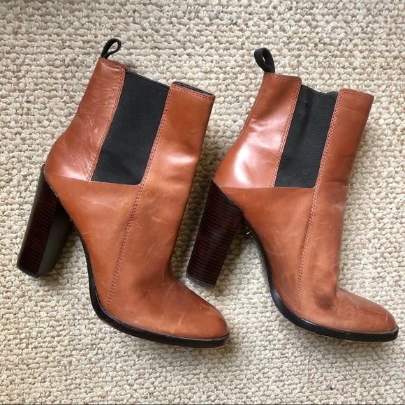 Alexander Wang Ankle Boot Brown Leather - Picture 2 of 6